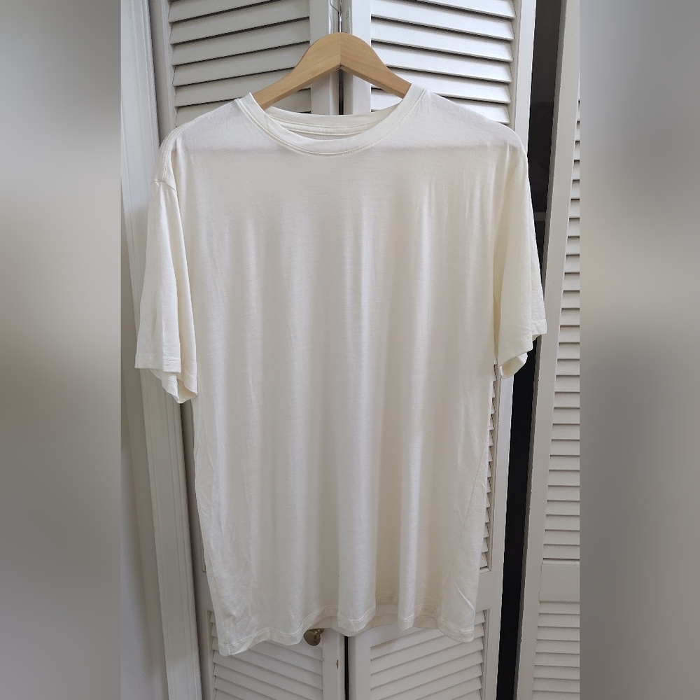 Large Merino Wool Shirt (Ivory)